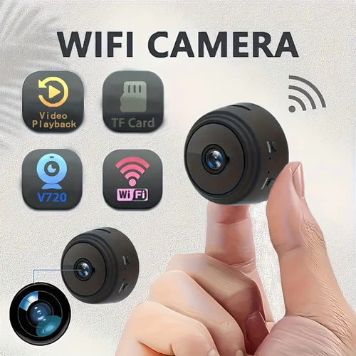 3Pack Mini Wireless Security Camera, Bluetooth 1080P HD WiFi Camera for Home/Office Surveillance, Nancy Cam with Motion Detection, Night Vision & APP Control for Baby, Pet